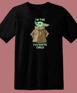 Baby Yoda Favorite Child 80s T Shirt 1