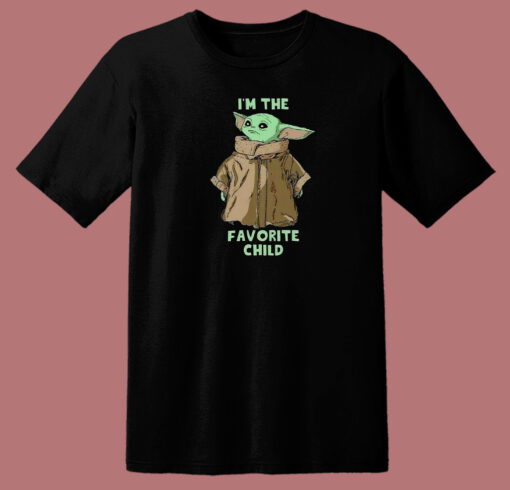 Baby Yoda Favorite Child  80s T Shirt