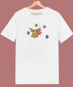 Baby Yoda Ghibli 80s T Shirt Style