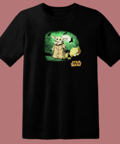Baby Yoda Halloween Nights 80s T Shirt 1
