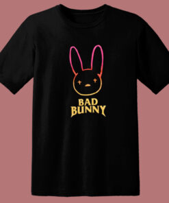 Bad Bunny Pink Logo T Shirt Style 1