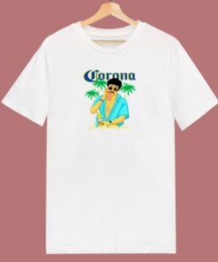 Bad Bunny X Corona Beer Summer Beach 80s T Shirt 2