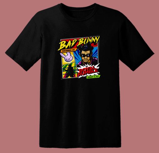 Bad Bunny X Royal Rumble 2021 Special 80s T Shirt