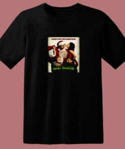 Bad Santa Funny Christmas Movie Comedy 80s T Shirt