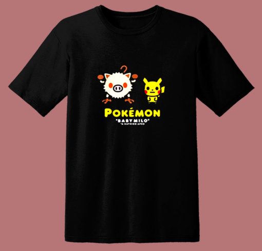 Bape X Pokemon Mankey 80s T Shirt