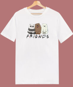Bare Bears Friends 80s T Shirt Bare Bears Friends 80s T Shirt
