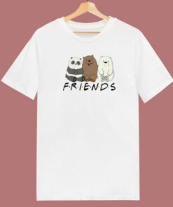 Bare Bears Friends 80s T Shirt