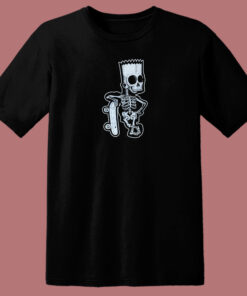 Bare Bones Bart 80s T Shirt