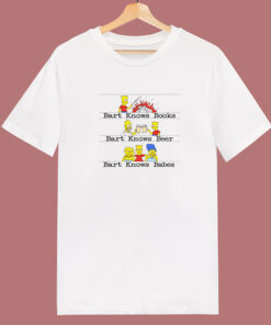 Bart Knows Books Beer T Shirt Style Bart Knows Books Beer T Shirt Style
