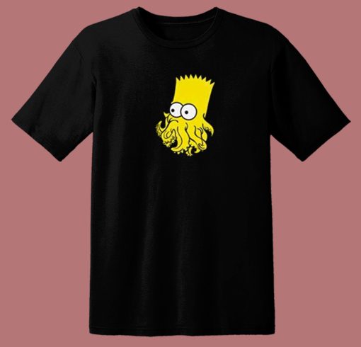Bart Simpson Be Squid 80s T Shirt