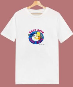Bart Simpson Cartoon Surf Club 80s T Shirt
