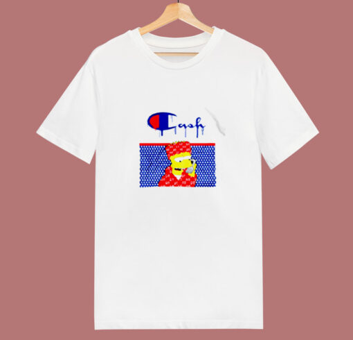 Bart Simpson Cash Champ 80s T Shirt