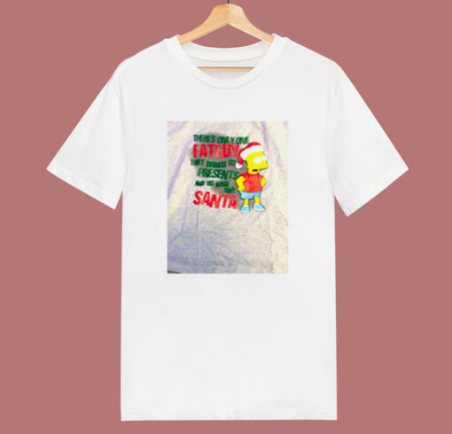 Bart Simpson Christmas 80s T Shirt