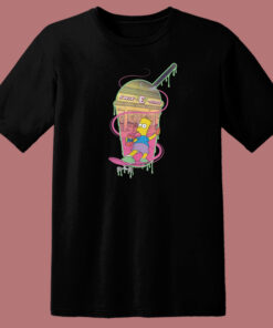 Bart Simpson Kwik Mart Squishee 80s T Shirt Style