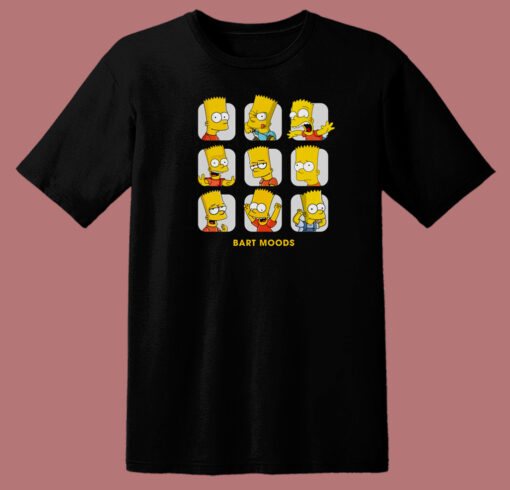 Bart Simpson Moods 80s T Shirt