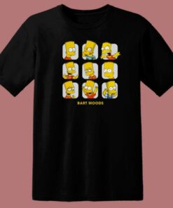 Bart Simpson Moods 80s T Shirt