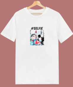 Batman Paris Selfie 80s T Shirt Batman Paris Selfie 80s T Shirt