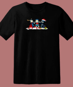 Batman Superman Wonder Woman Christmas 80s T Shirt