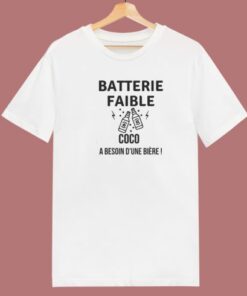 Batterie Faible Biere 80s T Shirt