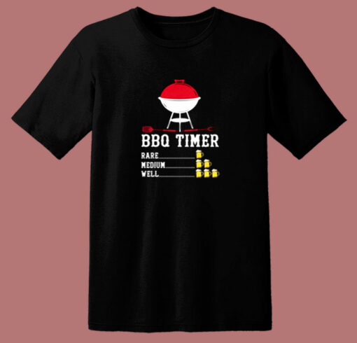 Bbq Timer Barbecue 80s T Shirt