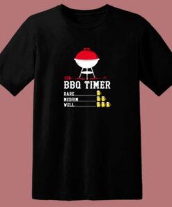Bbq Timer Barbecue 80s T Shirt