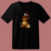 Bear Hustle Money Rap Boys Christmas 80s T Shirt