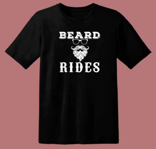 Beard Rides Graphic T Shirt Style