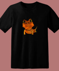 Bearded Dragon Pogona Lizard 80s T Shirt
