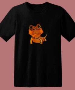 Bearded Dragon Pogona Lizard 80s T Shirt