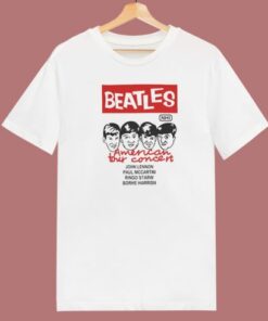 Beatles American Tour Concert T Shirt Style On Sale