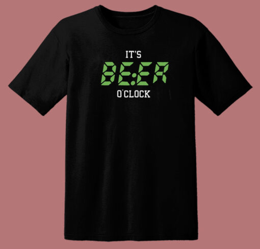 Beer O Clock Funny 80s T Shirt