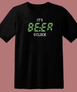 Beer O Clock Funny 80s T Shirt