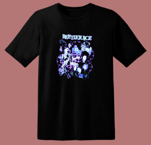 Beetlejuice Purple Tonal Poster Girls 80s T Shirt