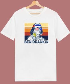 Ben Drankin Benjamin Franklin T Shirt Style On Sale 2