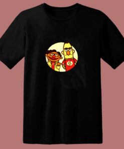 Bert And Ernie Puppet Mashup Big Bang Theory 80s T Shirt