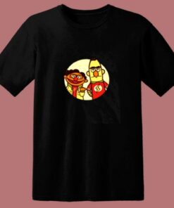 Bert And Ernie Puppet Mashup Big Bang Theory 80s T Shirt