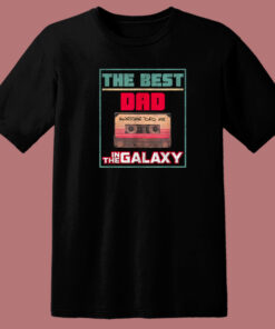 Best Dad In Galaxy Vintage 80s T Shirt Style