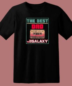 Best Dad In Galaxy Vintage 80s T Shirt Style