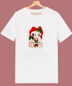Betty Boop Cute Action Christmas 80s T Shirt
