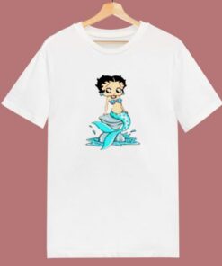 Betty Boop Mermaid 80s T Shirt