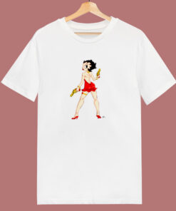 Betty Boop Shoot 80s T Shirt Betty Boop Shoot 80s T Shirt