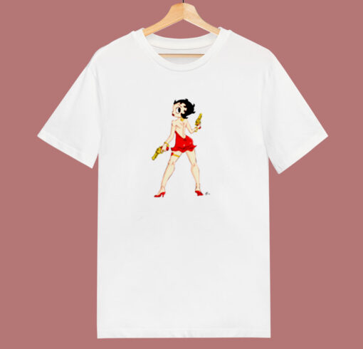 Betty Boop Shoot 80s T Shirt