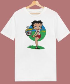 Betty Boop Sunny Day to Play Golf 80s T Shirt Style