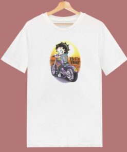 Betty Boop Wild Biker T Shirt Style