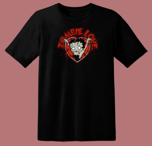 Betty Boop Zombie Love T Shirt Style