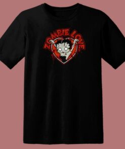 Betty Boop Zombie Love T Shirt Style