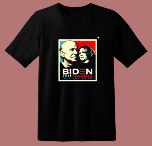 Biden Harris 2020 Truth Hope Decency 80s T Shirt