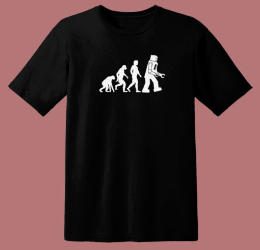 Big Bang Theory Robot Evolution T Shirt Style