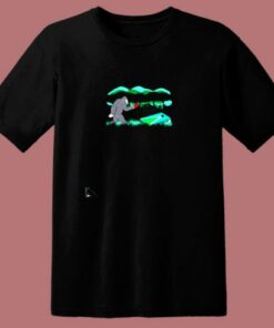 Bigfoot Cornhole Bags Sack Toss 80s T Shirt