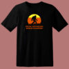 Bigfoot Sasquatch Social World 80s T Shirt